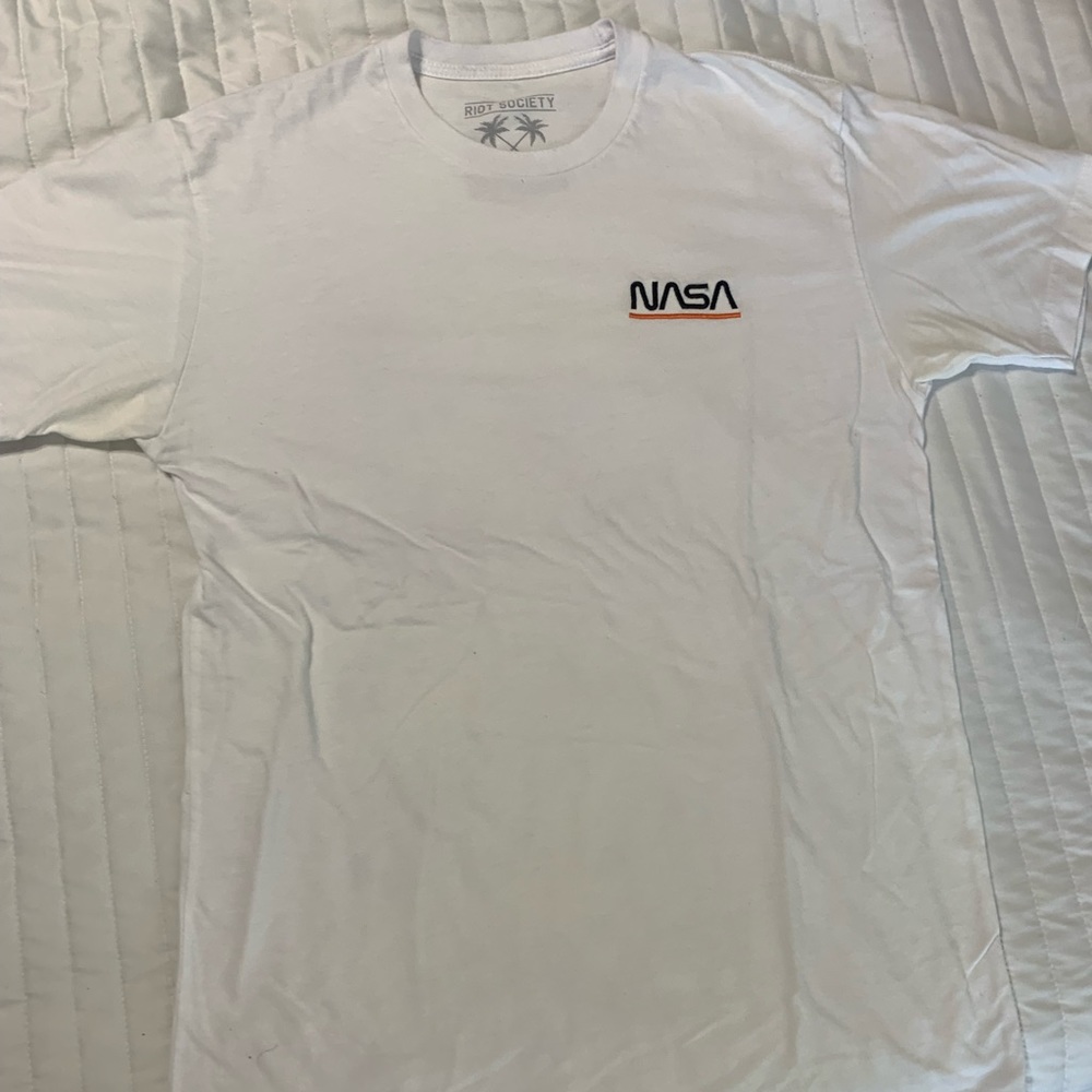 White nasa shirt